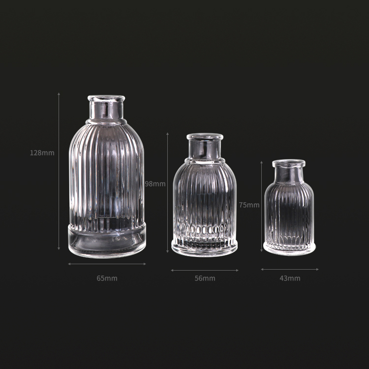 40ml 65ml 80ml aromatherapy reed diffuser glass bottle luxury