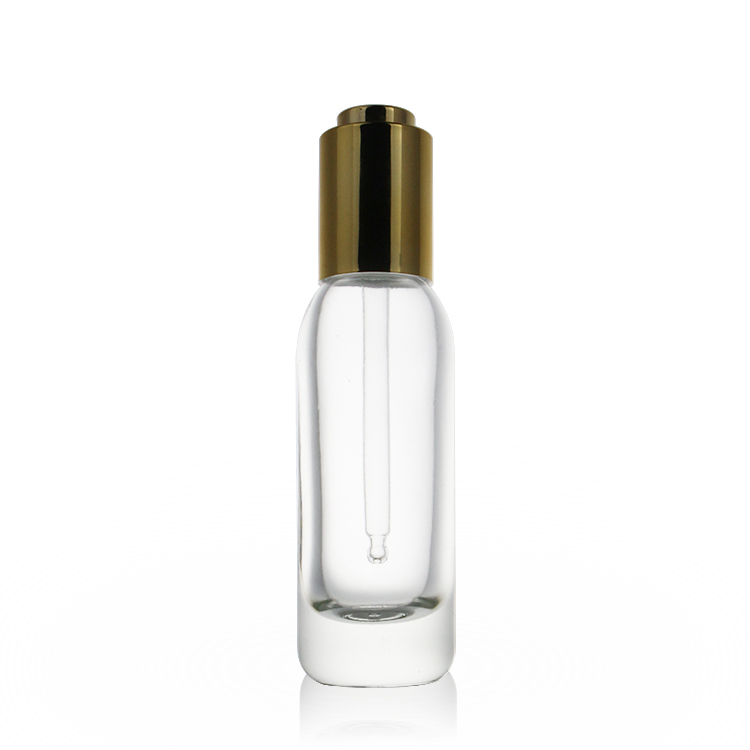 40ml Clear Glass Thick Dropper Bottle