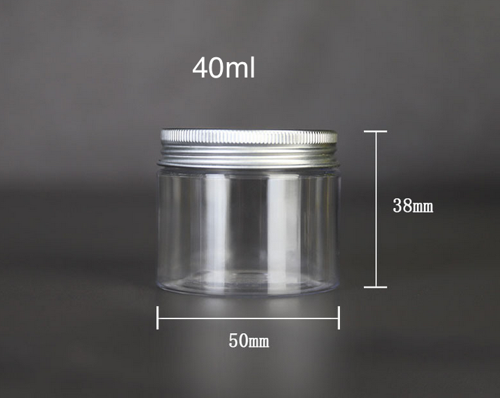 40ml cosmetics packaging containers with screw top lids de cosmeticos
