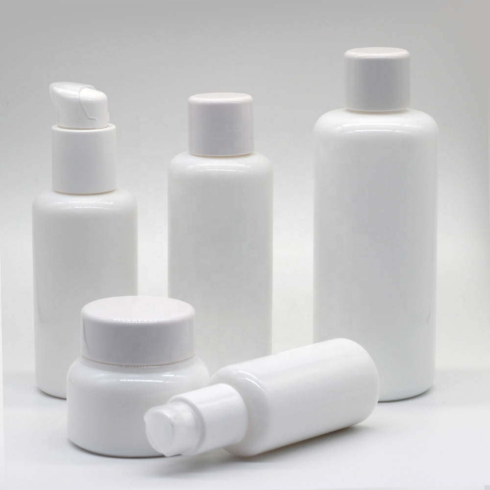 40ml customized white opal glass serum bottle with matte coating