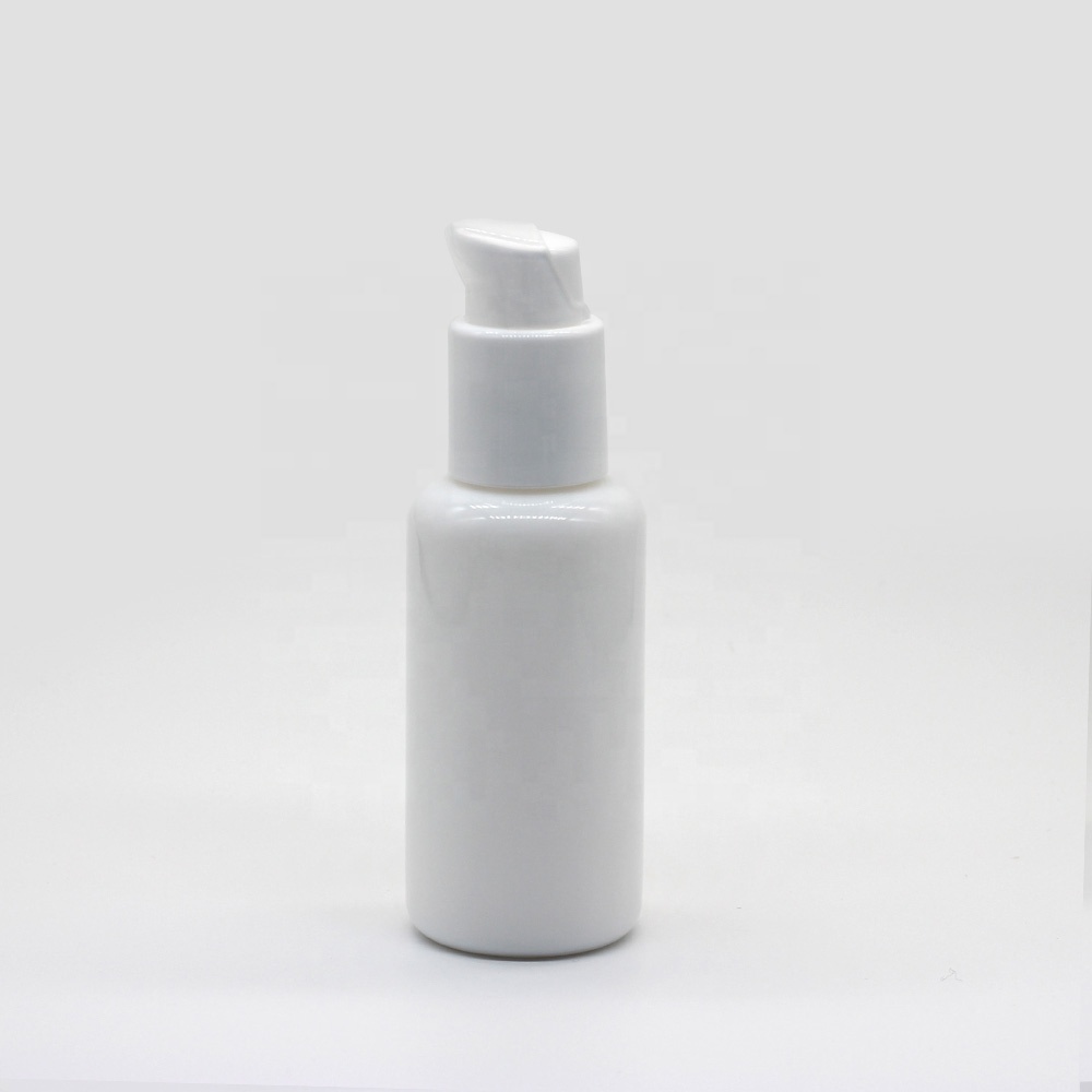 40ml customized white opal glass serum bottle with matte coating