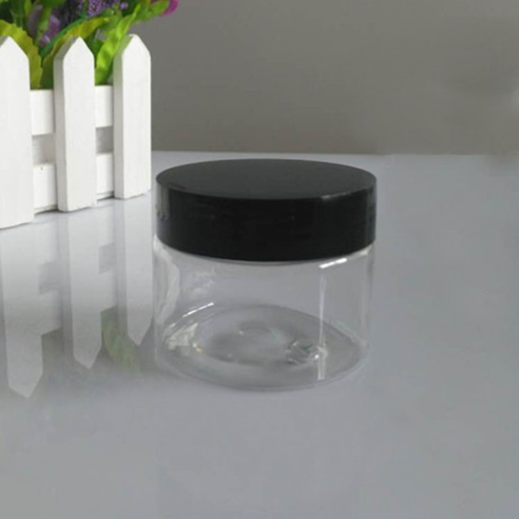 40ml pet plastic cosmetic jar with plastic lid