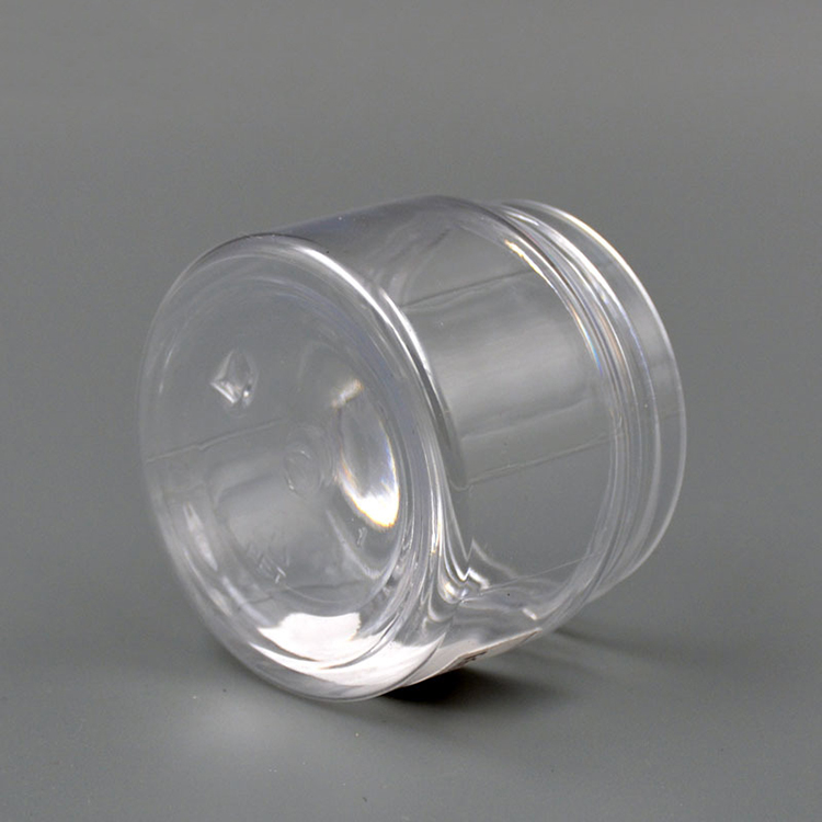 40ml pet plastic cosmetic jar with plastic lid