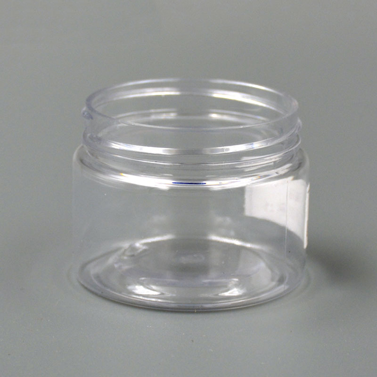 40ml pet plastic cosmetic jar with plastic lid