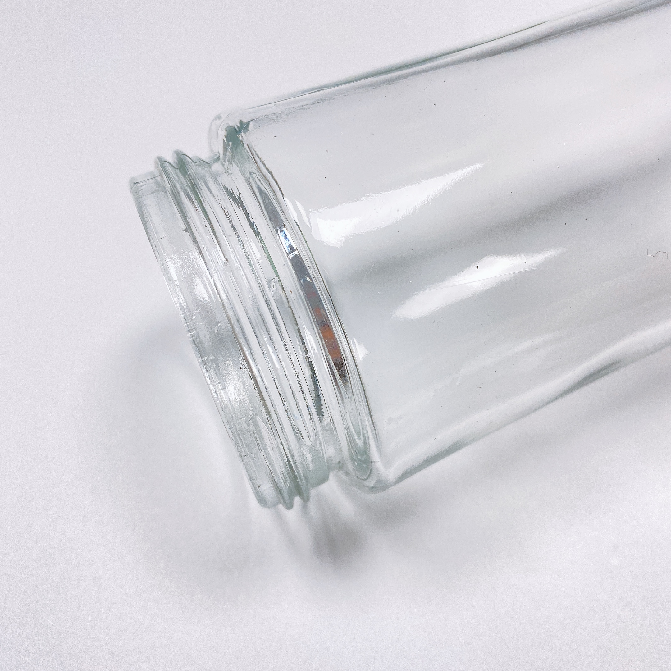 410ml Wholesale Kitchenware Flint Clear storage customize food jar glass manufacturers
