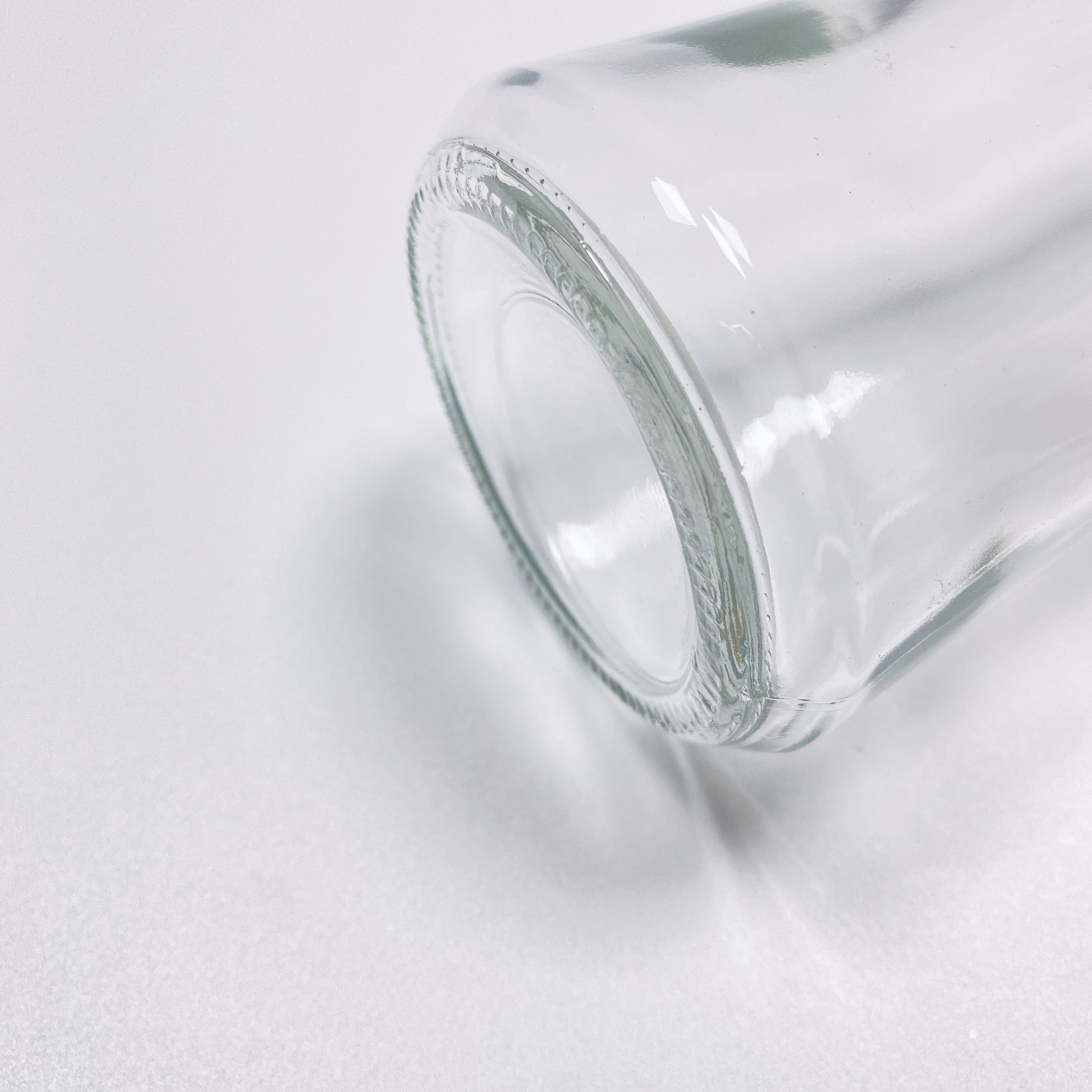 410ml Wholesale Kitchenware Flint Clear storage customize food jar glass manufacturers