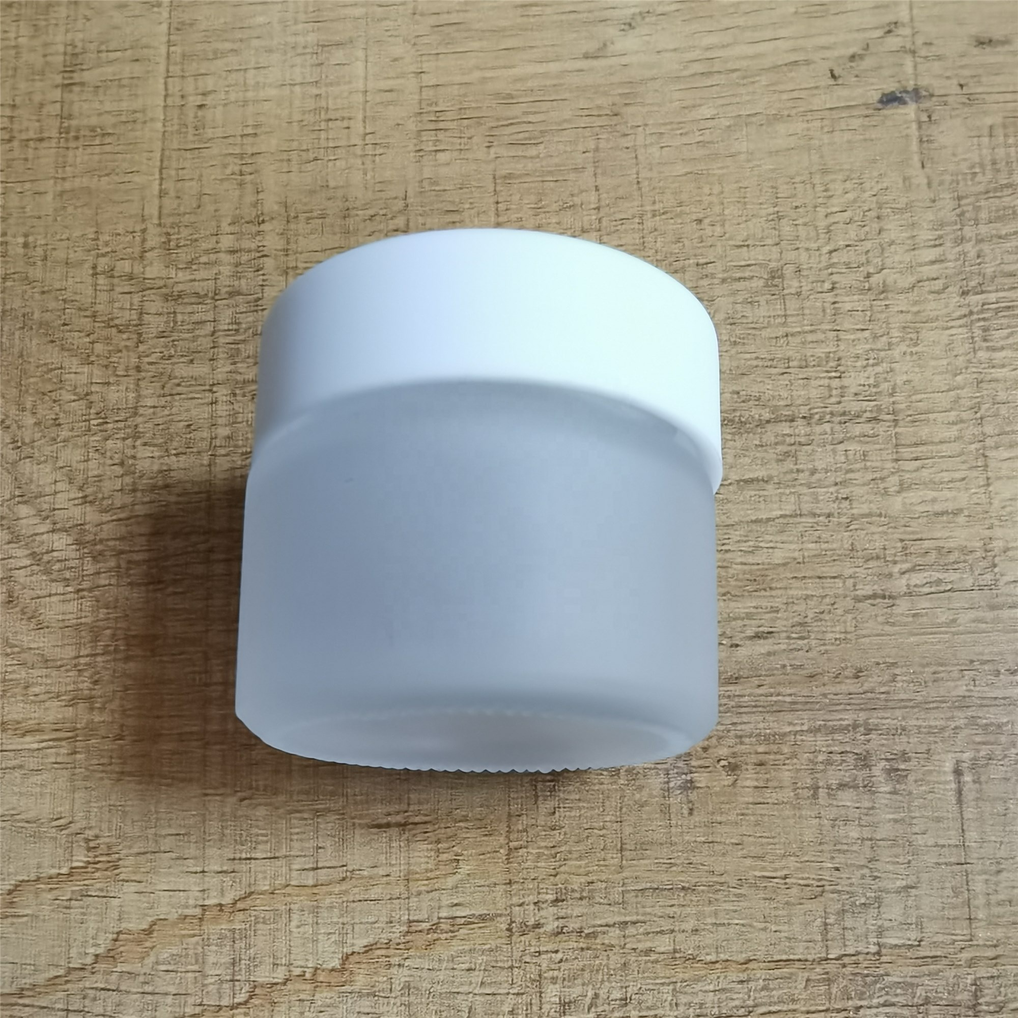 420 Focus Frosted Child Resistant Glass Jar With CR White Lid- 2 oz