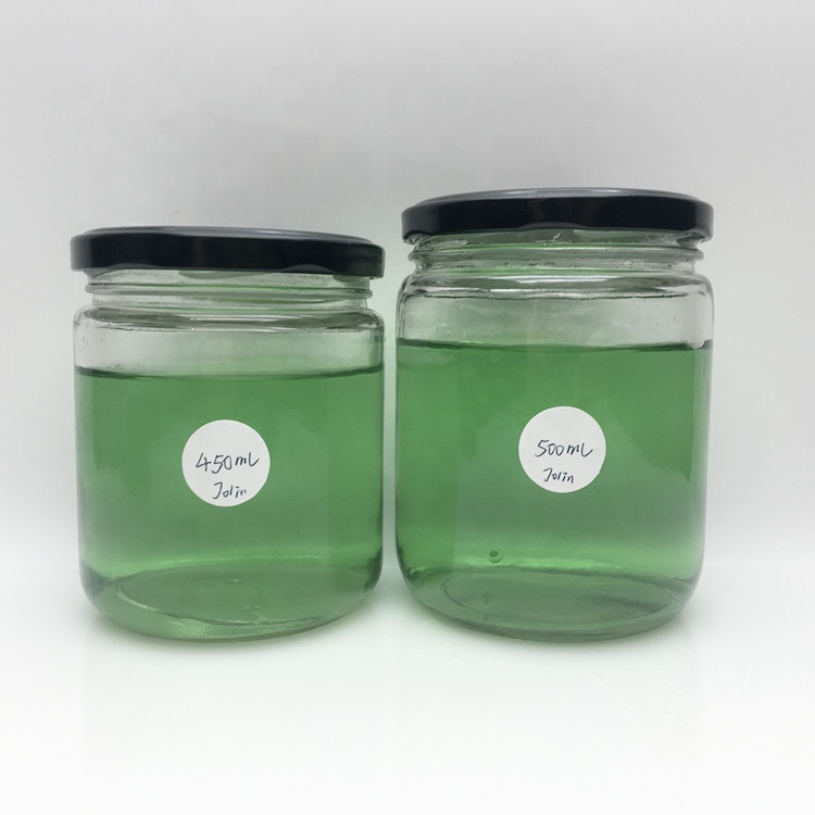 420ml 450ml 500ml wide mouth round pindakaas honey coconut oil food storage packaging glass jar