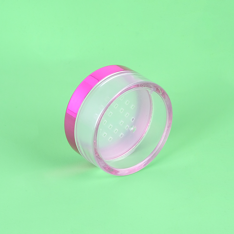 42g empty clear loose powder with sifters loose setting powder face powder cream container for make up