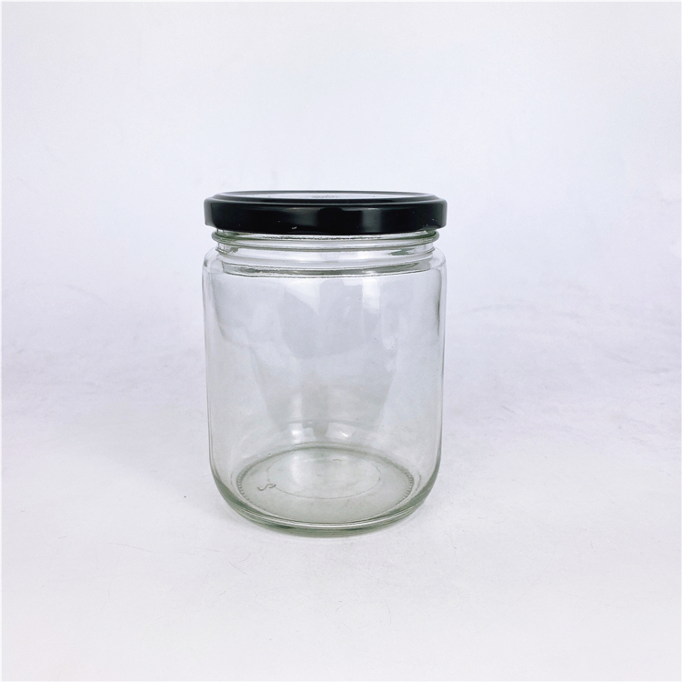 430ml 500ml16oz packing wide mouth pickle honey food storage jar glass with sealed twist off cap