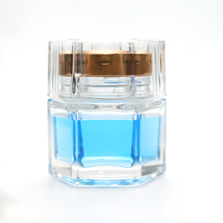 45 ml Hexagon Glass Jars for Jams, Food Storage, Canning