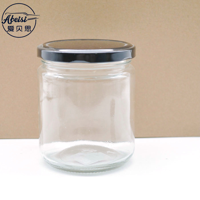 450 ml 400ml glass container wholesale clear glass jar for jam