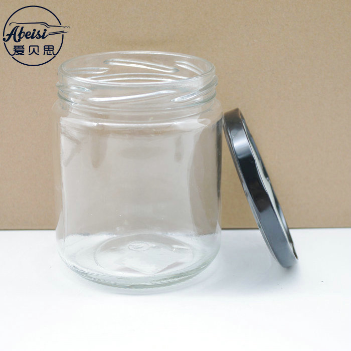 450 ml 400ml glass container wholesale clear glass jar for jam