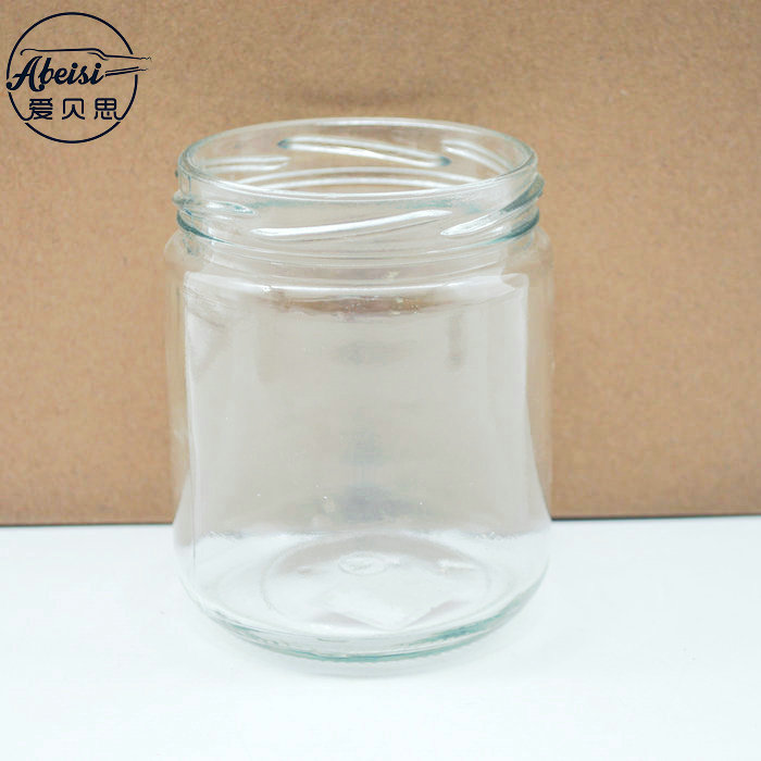 450 ml 400ml glass container wholesale clear glass jar for jam
