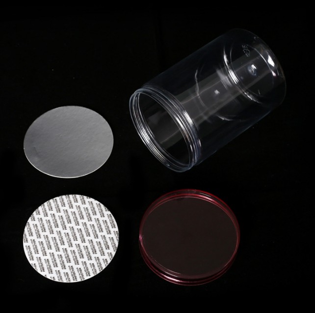 450ml PET Plastic Food Storage Containers With Screw Lids Suitable For Grains Dry Food Snacks Candy