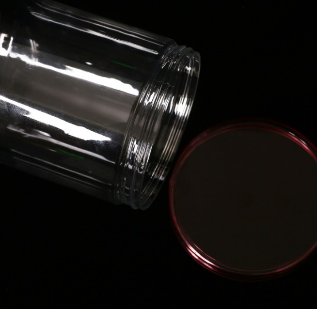 450ml PET Plastic Food Storage Containers With Screw Lids Suitable For Grains Dry Food Snacks Candy