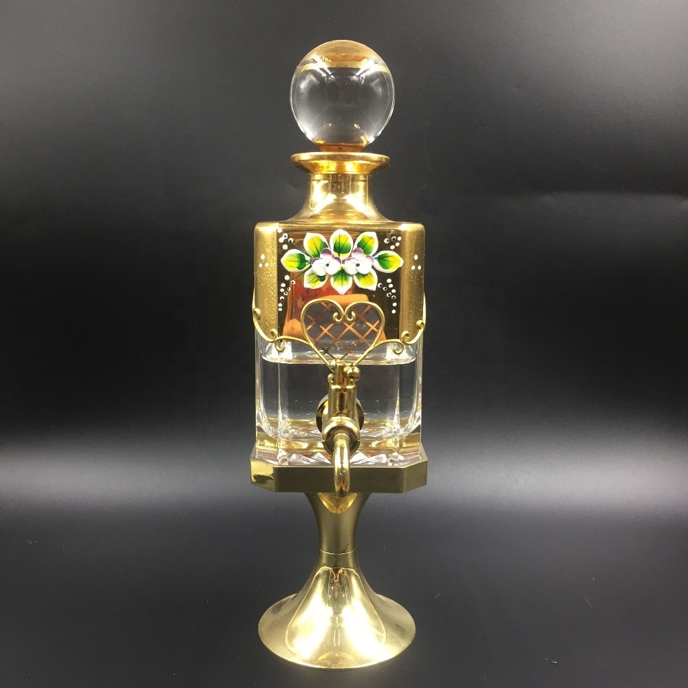 450ml dubai perfume oil bottle with tap