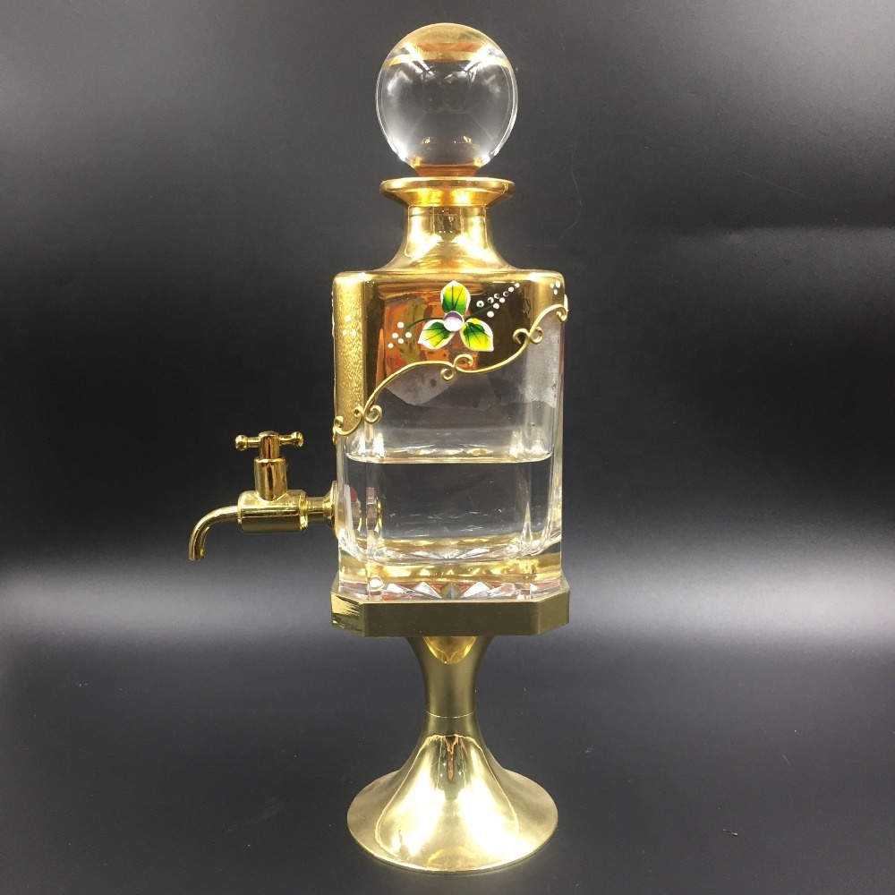 450ml dubai perfume oil bottle with tap