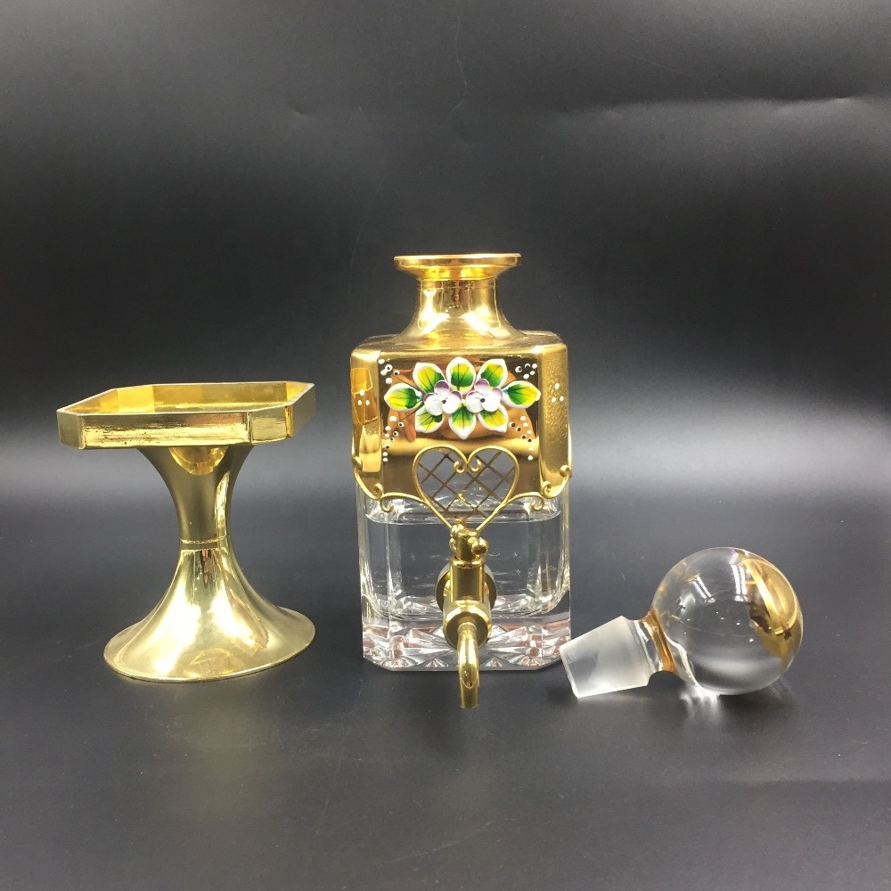 450ml dubai perfume oil bottle with tap