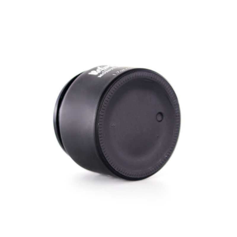 45g 110g custom frost cream black glass cosmetic jars