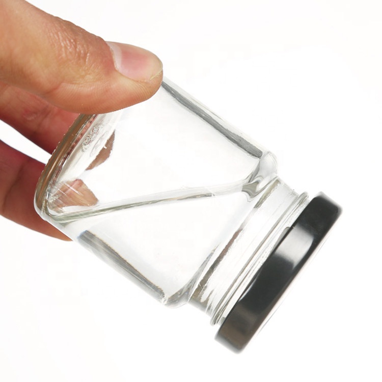 45ml 100ml 200ml Mini Transparent Glass Bottle Jam Jars Pudding Bottle Bird's Nest Bottle Small With Screw Lid