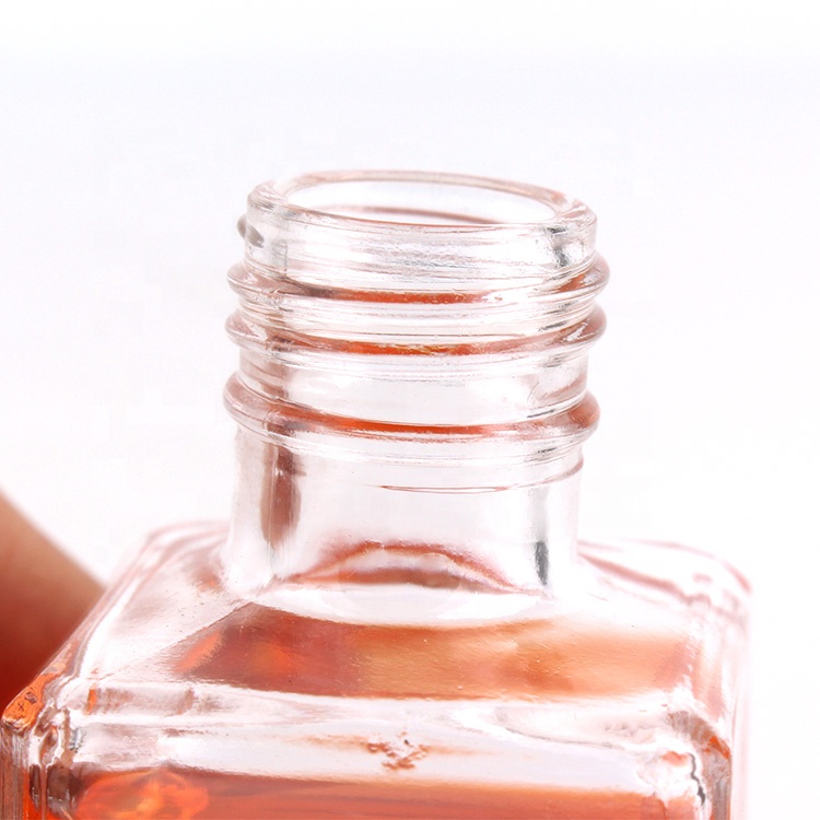 45ml Square aroma glass bottle with bamboo cap sprayer