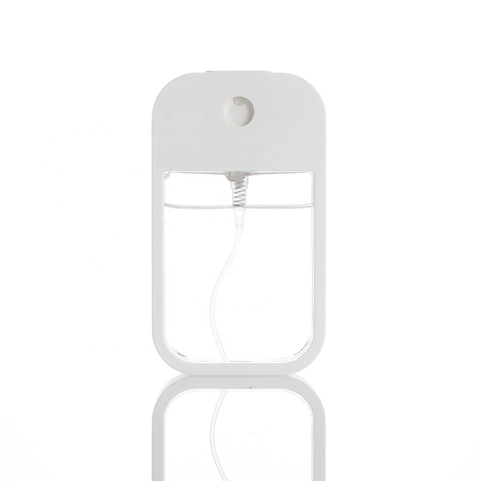 45ml hot factory Transparent Refillable Separate loading travel Fragrance Perfume sprayer credit card portable plastic bottle