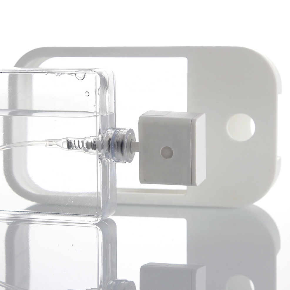 45ml hot factory Transparent Refillable Separate loading travel Fragrance Perfume sprayer credit card portable plastic bottle
