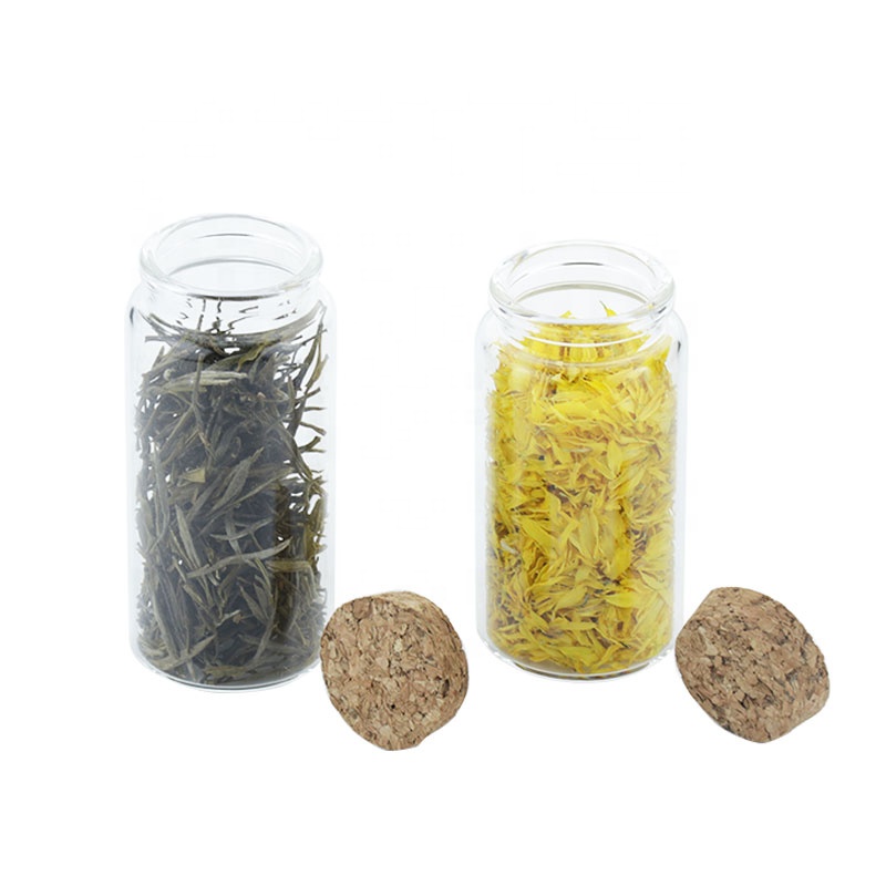 47*70MM 80ML Glass Jar DIY Craft Decorative Container Empty Glass Bottles With Cork