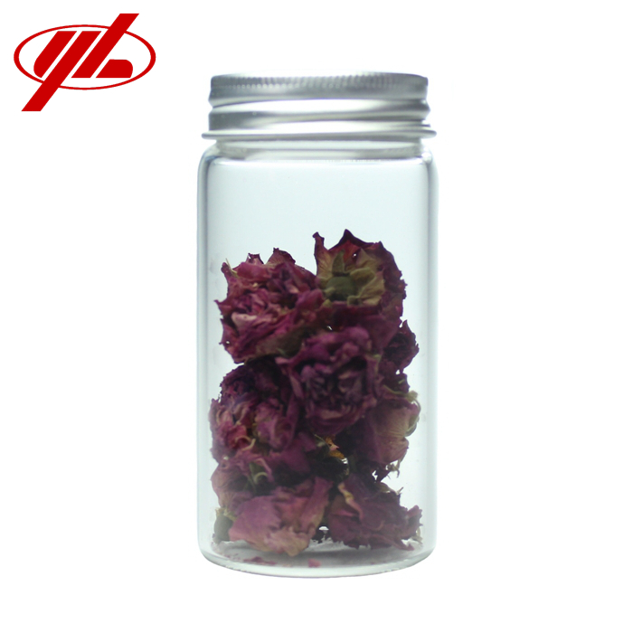 47*90mm 100ml High Borosilicate Tubular Glass Bottle with Screw Cap