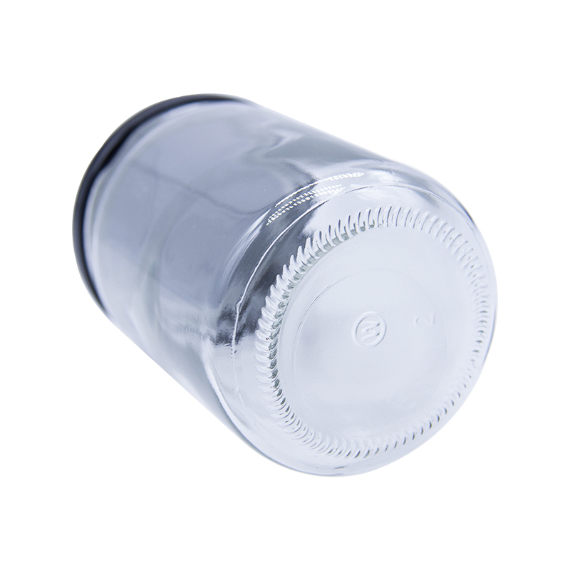 480ml 16oz Food Grade Empty Round Clear Jam Honey Glass Jar with Gold Lid