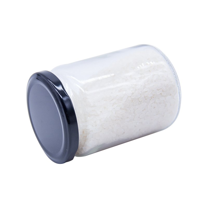 480ml 16oz Food Grade Empty Round Clear Jam Honey Glass Jar with Gold Lid