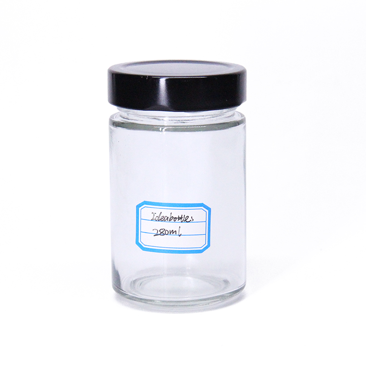 4Oz 8Oz 12Oz Cute Designer Round Marmalade Jam Honey Glass Jar Preserve Containers