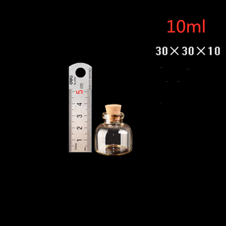 4ml 10ml 20ml 23ml 35ml 50ml 60ml 80ml 110ml Boston shoulder Transparent glass bottle with cork