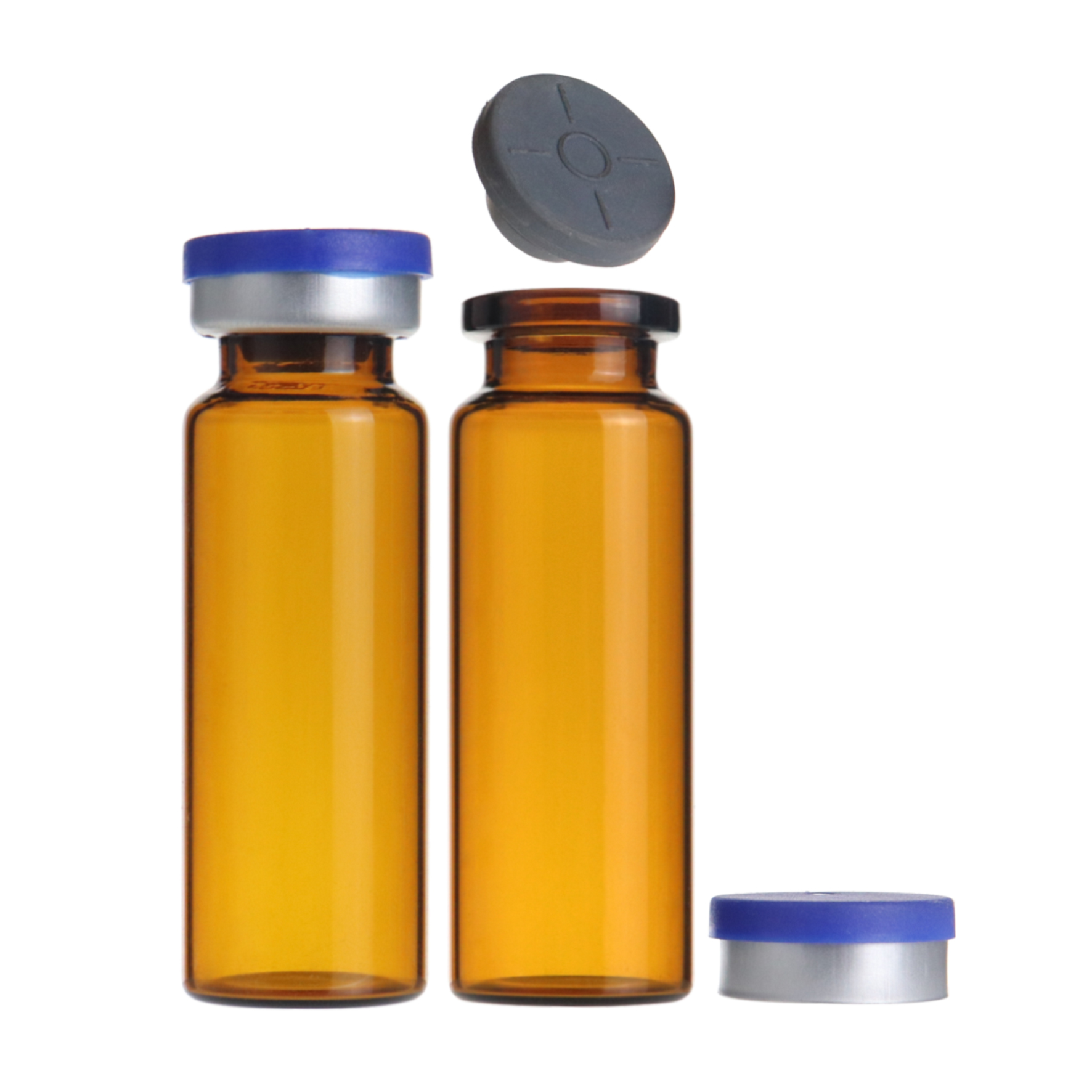 4ml 10ml amber glass bottle with rubber stopper pharmaceutical bottles medicine vials