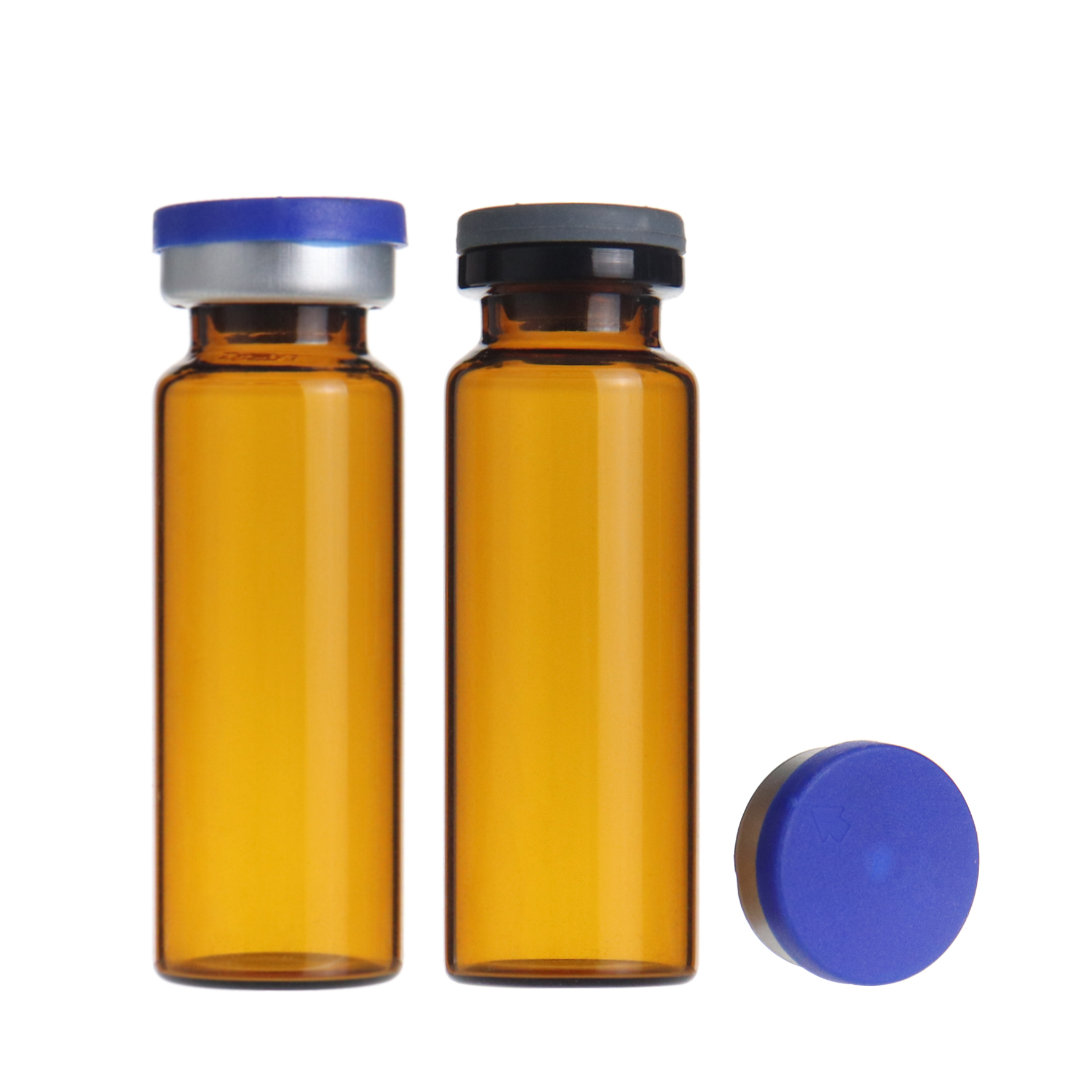 4ml 10ml amber glass bottle with rubber stopper pharmaceutical bottles medicine vials