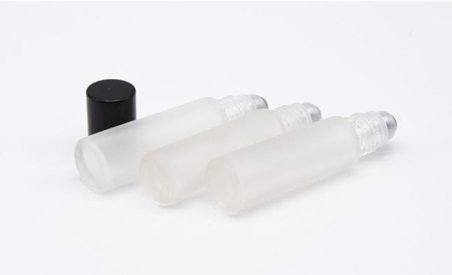 4ml 5 ml 8ml 10 ml clear blue amber essential oil glass roll on bottle with roller ball aluminum or plastic cap wholesale