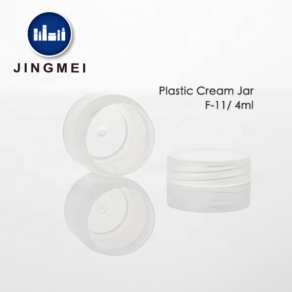 4ml 5ml 10ml 15ml 20ml 30ml plastic empty cream pp jar for cosmetic