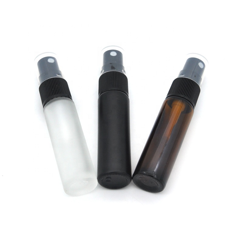 4ml 6ml 8ml 10 ml Clear Glass Roller Bottles with Metal Roll On Inserts & Silver Caps