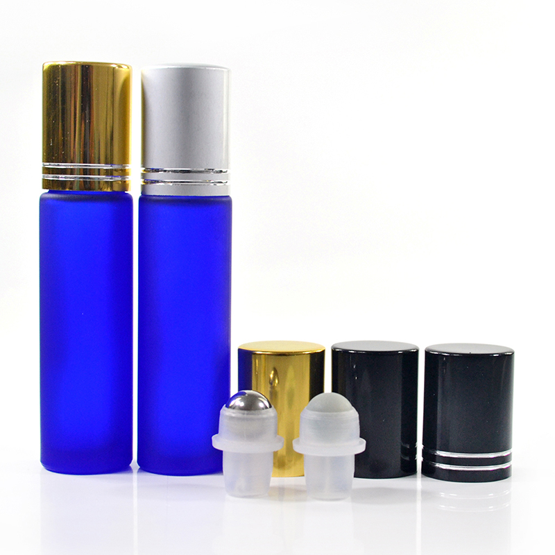 4ml 6ml 8ml 10ml 15ml glass perfume bottle frosted essential oil roller bottles