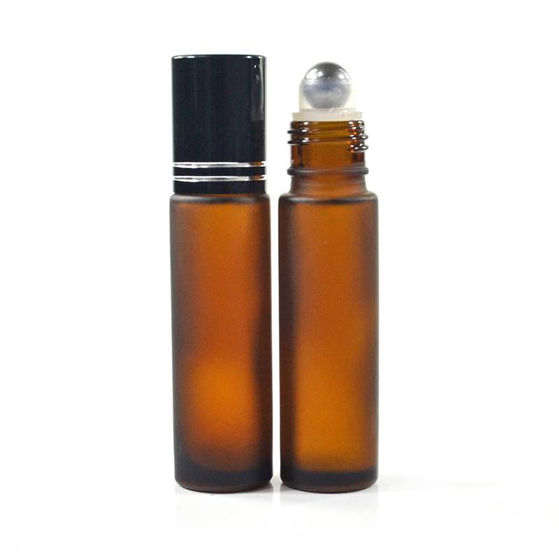 4ml 6ml 8ml 10ml 15ml glass perfume bottle frosted essential oil roller bottles