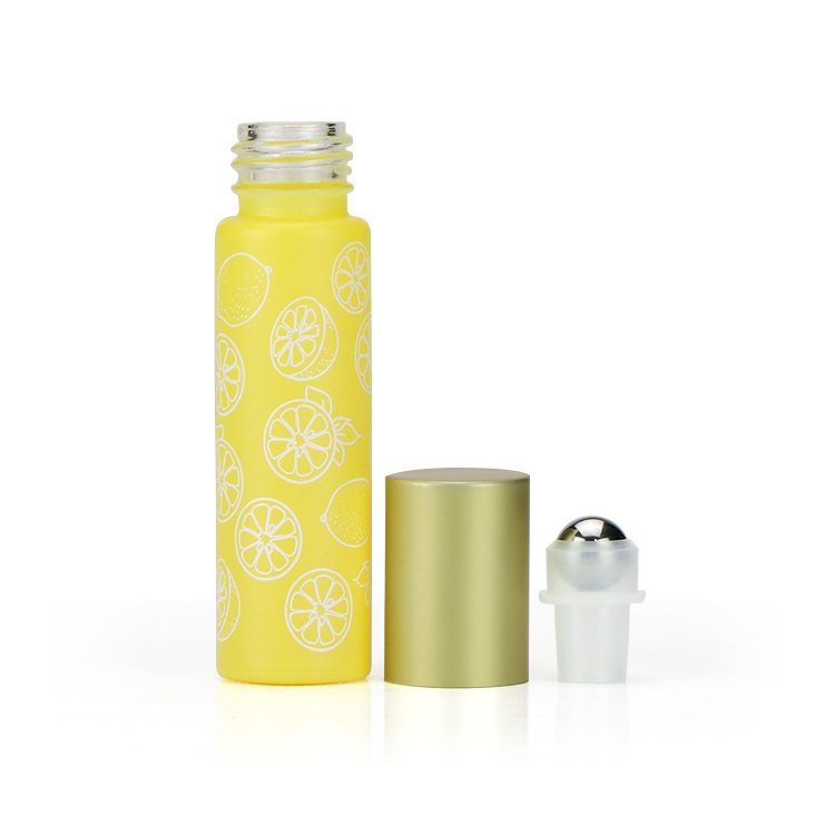 4ml 6ml 8ml 10ml Eye cream perfume oil roll on tubes clear amber green blue roll on glass bottle with steel ball
