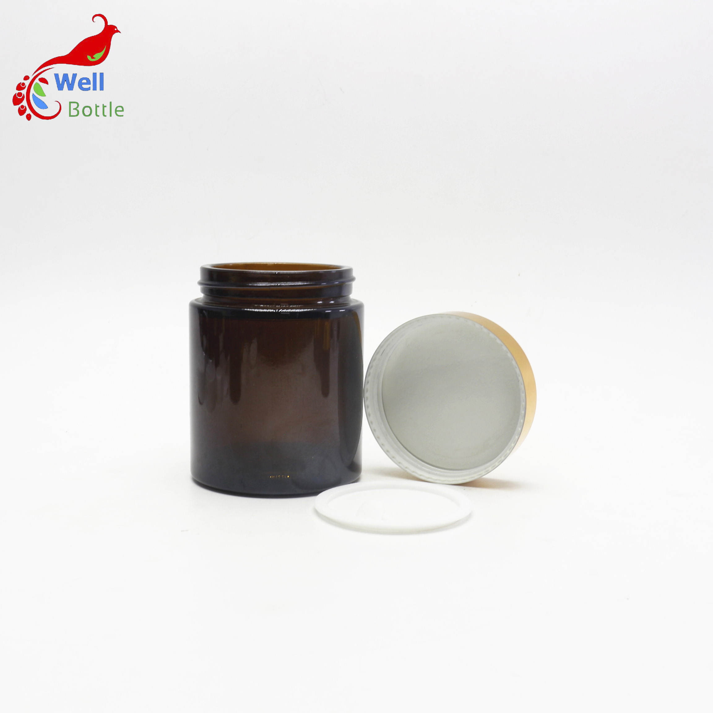 4oz 100ml 120g glass jar with cap for cosmetic packaging RJ-34T