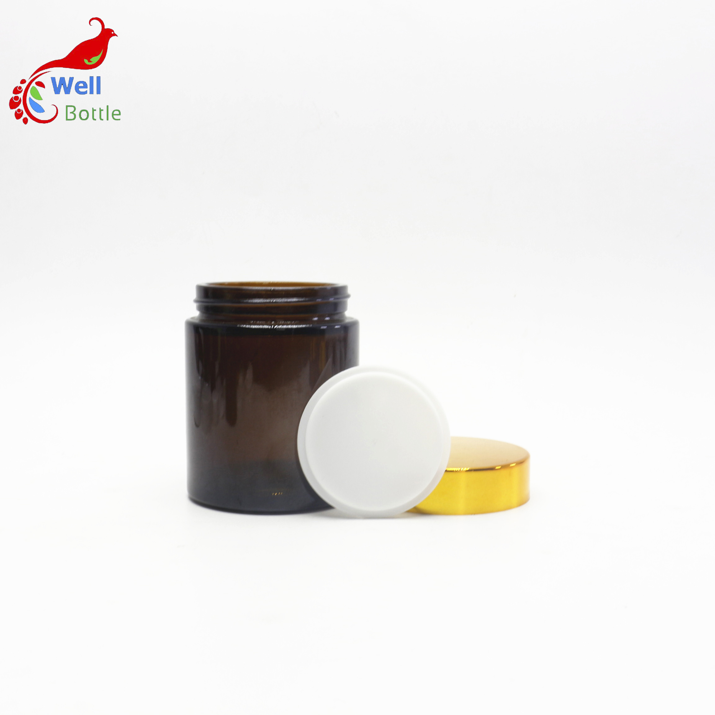 4oz 100ml 120g glass jar with cap for cosmetic packaging RJ-34T