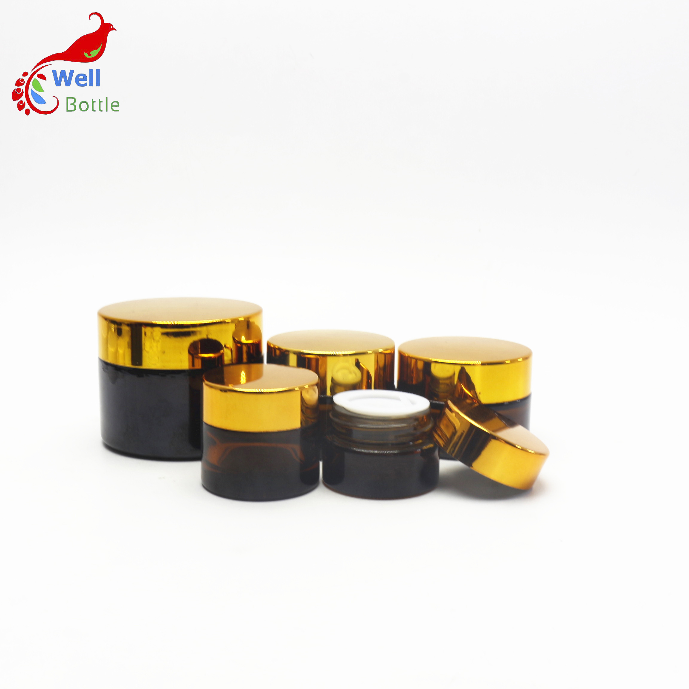 4oz 100ml 120g glass jar with cap for cosmetic packaging RJ-34T