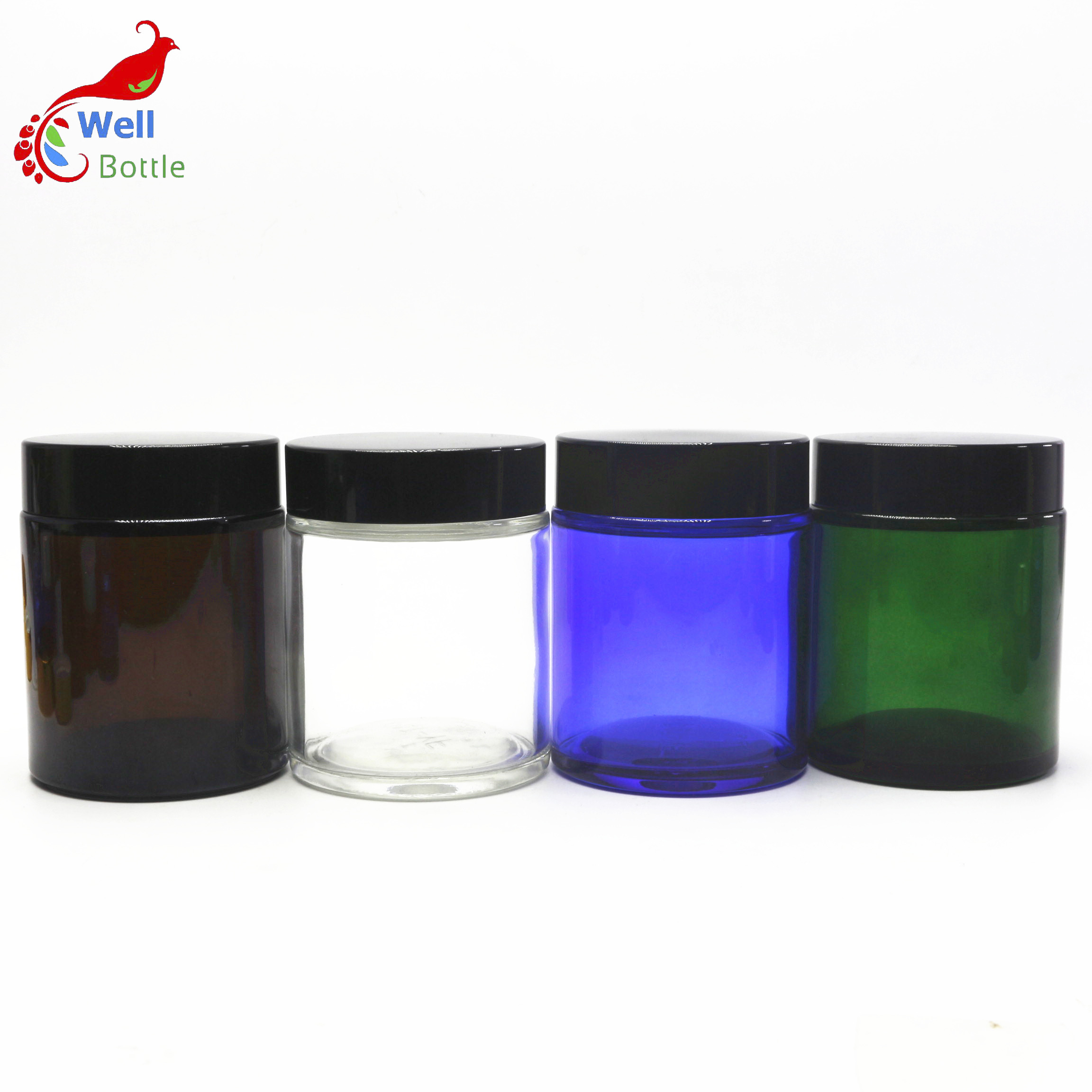 4oz 100ml 120g glass jar with cap for cosmetic packaging RJ-34T
