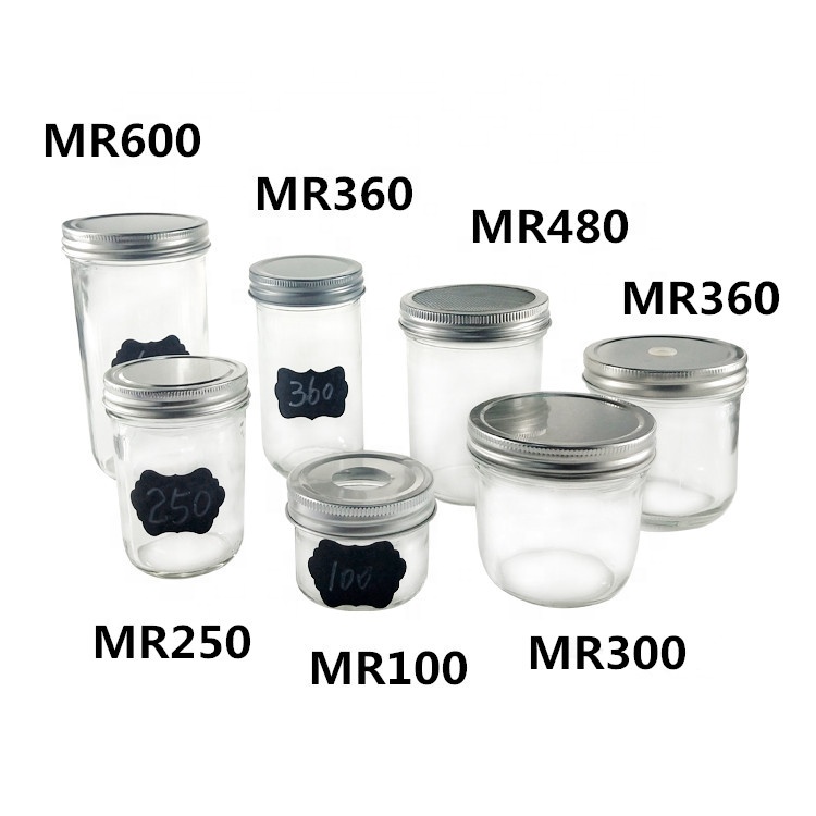 4oz 100ml wholesale fruit jam syrup baby food glass mason jar in bulk