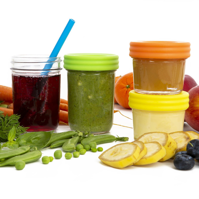 4oz 100ml wholesale fruit jam syrup baby food glass mason jar in bulk