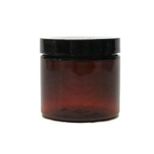 4oz 10oz 8oz 12oz 16oz Amber Plastic Cosmetic Jar for Balms Creams Bath Salts