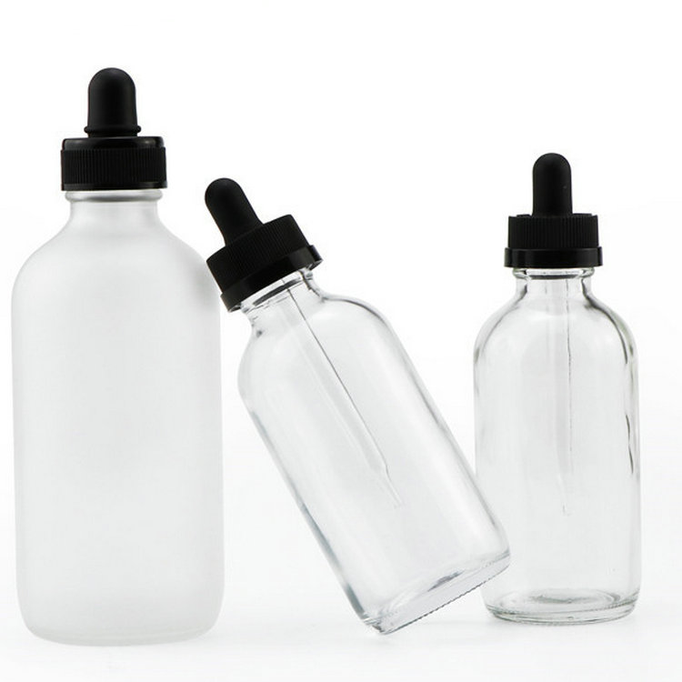4oz 120ml Clear Dropper Bottle Essential Oil Glass Bottle